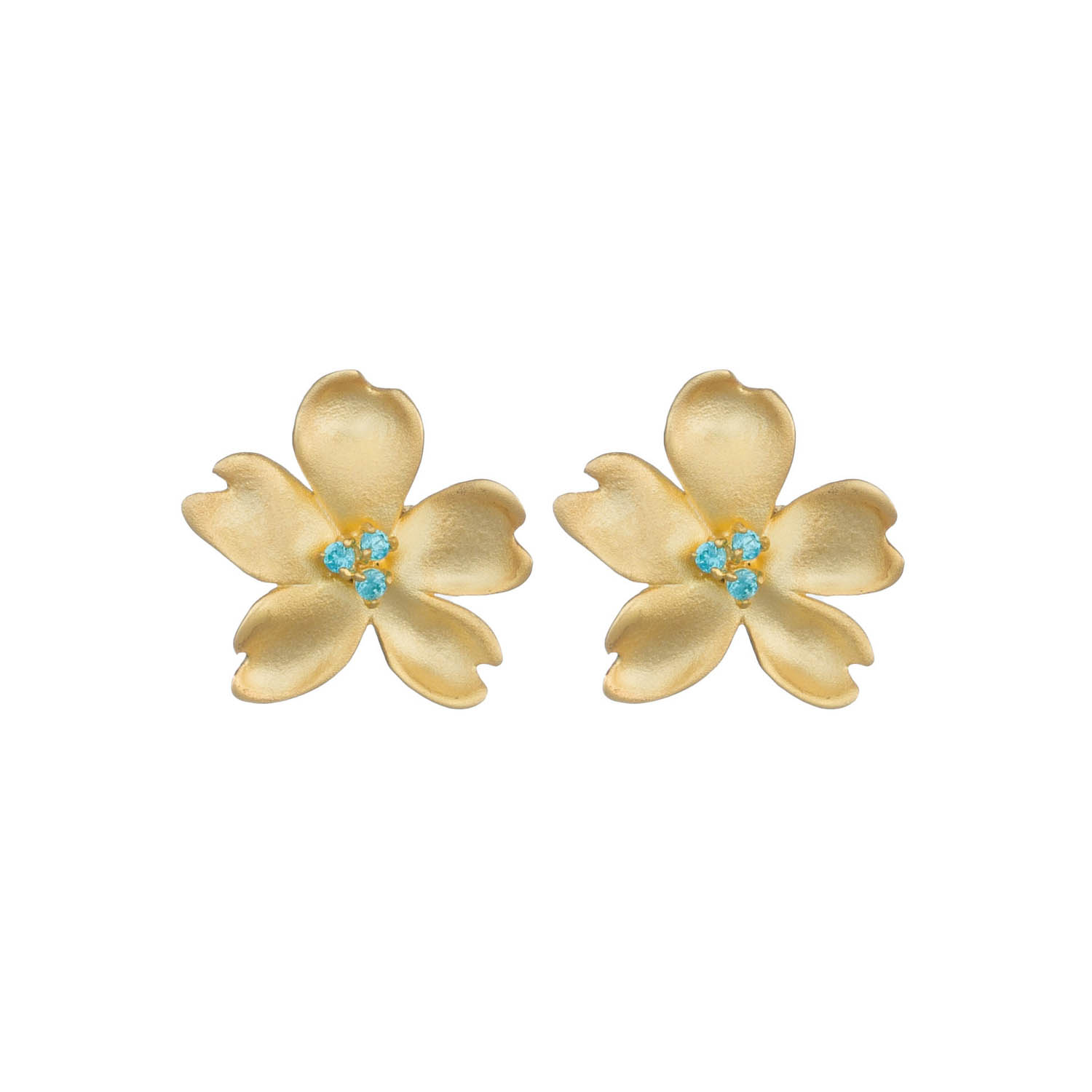 Gold Blossom Studs